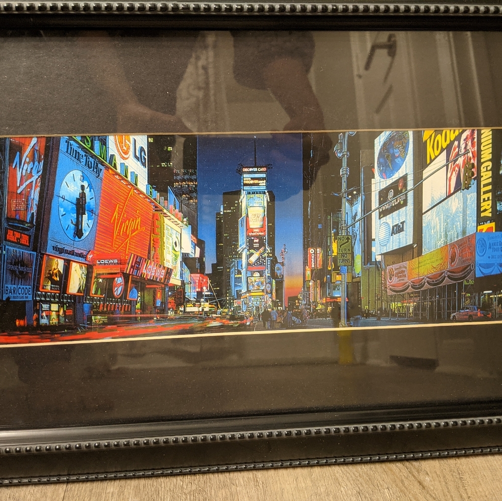 Framed Old Times Square Artwork